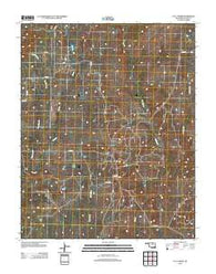Lucy Creek Oklahoma Historical topographic map, 1:24000 scale, 7.5 X 7.5 Minute, Year 2012