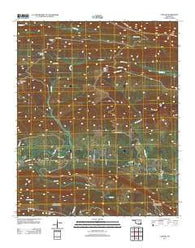Ludlow Oklahoma Historical topographic map, 1:24000 scale, 7.5 X 7.5 Minute, Year 2012
