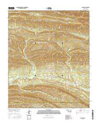 Ludlow Oklahoma Current topographic map, 1:24000 scale, 7.5 X 7.5 Minute, Year 2016