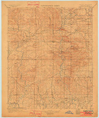 Lukfata Oklahoma Historical topographic map, 1:125000 scale, 30 X 30 Minute, Year 1902