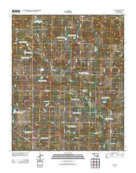 Lula Oklahoma Historical topographic map, 1:24000 scale, 7.5 X 7.5 Minute, Year 2012
