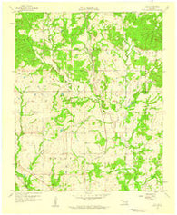 Lula Oklahoma Historical topographic map, 1:24000 scale, 7.5 X 7.5 Minute, Year 1958