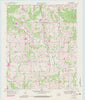 Lula Oklahoma Historical topographic map, 1:24000 scale, 7.5 X 7.5 Minute, Year 1958