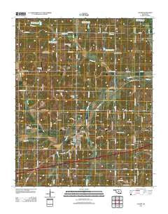 Luther Oklahoma Historical topographic map, 1:24000 scale, 7.5 X 7.5 Minute, Year 2012