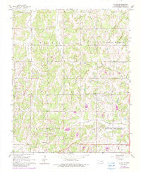 Luther SE Oklahoma Historical topographic map, 1:24000 scale, 7.5 X 7.5 Minute, Year 1966