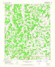 Luther SE Oklahoma Historical topographic map, 1:24000 scale, 7.5 X 7.5 Minute, Year 1966