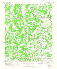 Luther SE Oklahoma Historical topographic map, 1:24000 scale, 7.5 X 7.5 Minute, Year 1966