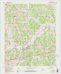 Luther Oklahoma Historical topographic map, 1:24000 scale, 7.5 X 7.5 Minute, Year 1966