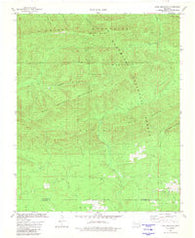 Lynn Mountain Oklahoma Historical topographic map, 1:24000 scale, 7.5 X 7.5 Minute, Year 1981