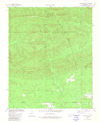 Lynn Mountain Oklahoma Historical topographic map, 1:24000 scale, 7.5 X 7.5 Minute, Year 1981