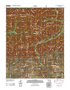 Lynn Mountain Oklahoma Historical topographic map, 1:24000 scale, 7.5 X 7.5 Minute, Year 2011