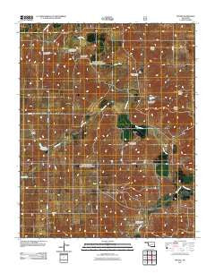 Mackie Oklahoma Historical topographic map, 1:24000 scale, 7.5 X 7.5 Minute, Year 2011