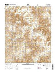 Mackie Oklahoma Current topographic map, 1:24000 scale, 7.5 X 7.5 Minute, Year 2016
