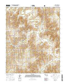 Mackie Oklahoma Current topographic map, 1:24000 scale, 7.5 X 7.5 Minute, Year 2016