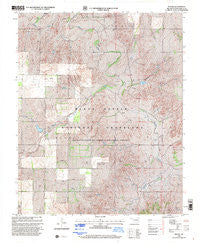 Mackie Oklahoma Historical topographic map, 1:24000 scale, 7.5 X 7.5 Minute, Year 1998
