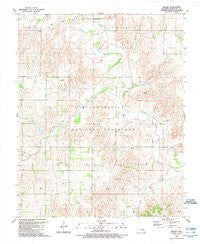 Mackie Oklahoma Historical topographic map, 1:24000 scale, 7.5 X 7.5 Minute, Year 1989