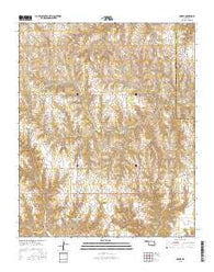 Madge Oklahoma Current topographic map, 1:24000 scale, 7.5 X 7.5 Minute, Year 2016