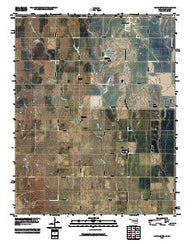 Manchester Oklahoma Historical topographic map, 1:24000 scale, 7.5 X 7.5 Minute, Year 2010