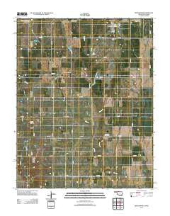 Manchester Oklahoma Historical topographic map, 1:24000 scale, 7.5 X 7.5 Minute, Year 2012