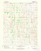 Manchester NW Oklahoma Historical topographic map, 1:24000 scale, 7.5 X 7.5 Minute, Year 1969