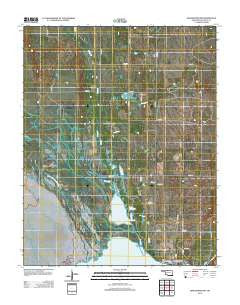 Manchester SW Oklahoma Historical topographic map, 1:24000 scale, 7.5 X 7.5 Minute, Year 2012