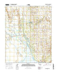 Manchester SW Oklahoma Current topographic map, 1:24000 scale, 7.5 X 7.5 Minute, Year 2016