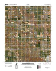 Mangum North Oklahoma Historical topographic map, 1:24000 scale, 7.5 X 7.5 Minute, Year 2012