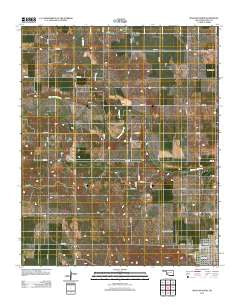 Mangum North Oklahoma Historical topographic map, 1:24000 scale, 7.5 X 7.5 Minute, Year 2012