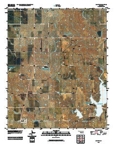 Manitou Oklahoma Historical topographic map, 1:24000 scale, 7.5 X 7.5 Minute, Year 2010