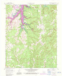 Mannford SE Oklahoma Historical topographic map, 1:24000 scale, 7.5 X 7.5 Minute, Year 1958