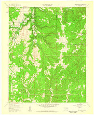 Mannford SE Oklahoma Historical topographic map, 1:24000 scale, 7.5 X 7.5 Minute, Year 1958