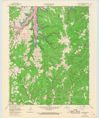 Mannford SE Oklahoma Historical topographic map, 1:24000 scale, 7.5 X 7.5 Minute, Year 1958