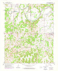 Mannsville Oklahoma Historical topographic map, 1:24000 scale, 7.5 X 7.5 Minute, Year 1963