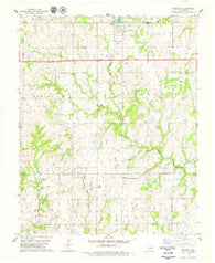 Maramec Oklahoma Historical topographic map, 1:24000 scale, 7.5 X 7.5 Minute, Year 1978