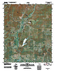 Marble City Oklahoma Historical topographic map, 1:24000 scale, 7.5 X 7.5 Minute, Year 2010