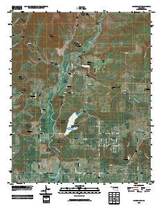 Marble City Oklahoma Historical topographic map, 1:24000 scale, 7.5 X 7.5 Minute, Year 2010