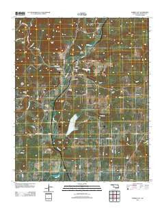 Marble City Oklahoma Historical topographic map, 1:24000 scale, 7.5 X 7.5 Minute, Year 2012