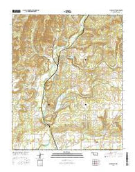 Marble City Oklahoma Current topographic map, 1:24000 scale, 7.5 X 7.5 Minute, Year 2016