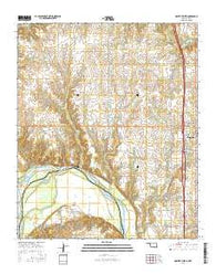 Marietta West Oklahoma Current topographic map, 1:24000 scale, 7.5 X 7.5 Minute, Year 2016