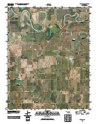 Marland Oklahoma Historical topographic map, 1:24000 scale, 7.5 X 7.5 Minute, Year 2009