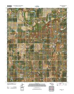 Marland Oklahoma Historical topographic map, 1:24000 scale, 7.5 X 7.5 Minute, Year 2013