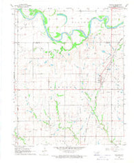 Marland Oklahoma Historical topographic map, 1:24000 scale, 7.5 X 7.5 Minute, Year 1968