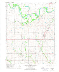 Marland Oklahoma Historical topographic map, 1:24000 scale, 7.5 X 7.5 Minute, Year 1968