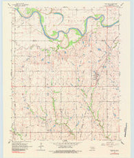 Marland Oklahoma Historical topographic map, 1:24000 scale, 7.5 X 7.5 Minute, Year 1968