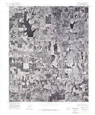 Marlow SE Oklahoma Historical topographic map, 1:24000 scale, 7.5 X 7.5 Minute, Year 1975