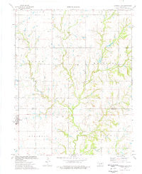 Marshall East Oklahoma Historical topographic map, 1:24000 scale, 7.5 X 7.5 Minute, Year 1974