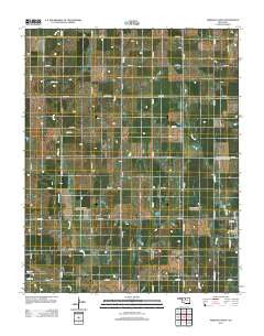 Marshall West Oklahoma Historical topographic map, 1:24000 scale, 7.5 X 7.5 Minute, Year 2012