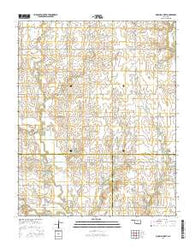 Marshall West Oklahoma Current topographic map, 1:24000 scale, 7.5 X 7.5 Minute, Year 2016