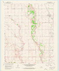 Martha Oklahoma Historical topographic map, 1:24000 scale, 7.5 X 7.5 Minute, Year 1964