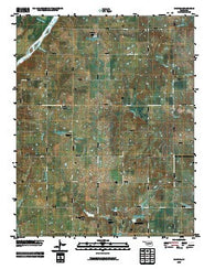 Masham Oklahoma Historical topographic map, 1:24000 scale, 7.5 X 7.5 Minute, Year 2009